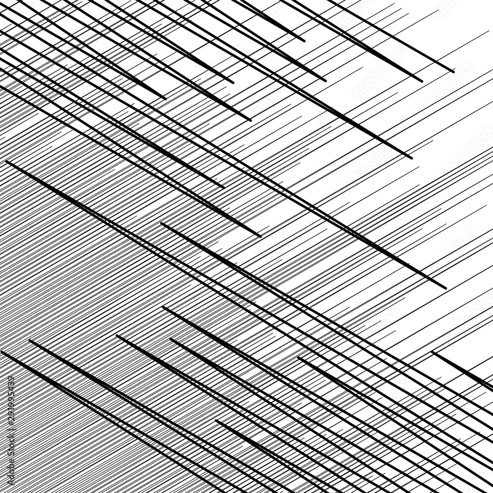 Poster Matrix, grid, mesh pattern of intersecting irregular, dynamic lines. Trellis, lattice, grating illustration