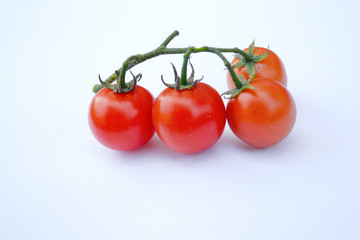 tomatoes isolated on white background