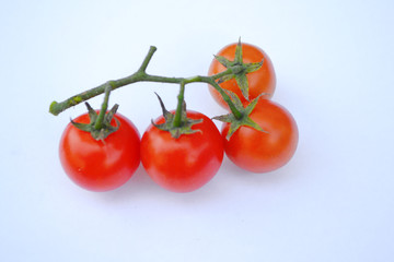 tomatoes isolated on white background
