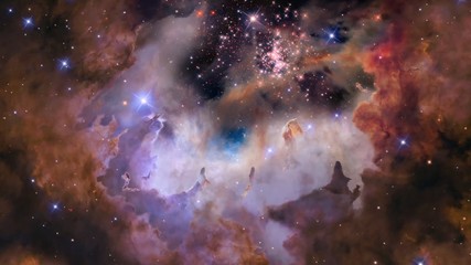 space with nebula and stars