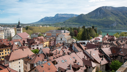 Fototapeta premium Vue sur les toits d'Annecy