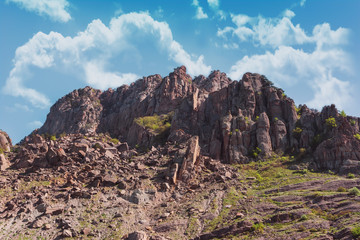 Hiking pathway- journey through roads, mystical nature