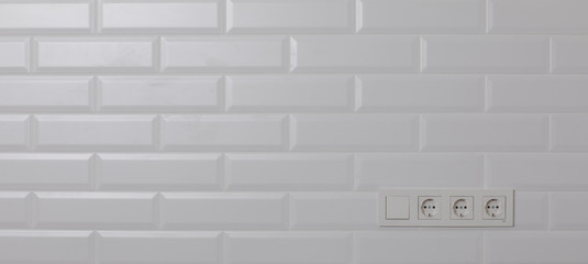 new white mosaic wall tile for the kitchen or bathroom and toilet