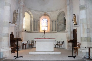 Eglise Saint Mayol dans le Village de Ternay - Département du Rhône - France - Intérieur de l'église