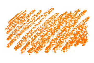 pencil texture orange background charcoal graphics. crayon scribble Abstract stain isolated on...