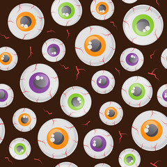 Halloween decorative seamless pattern.