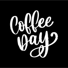 1 October International coffee day Logo. World Coffee day Logo Icon vector illustration on white background.
