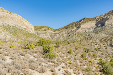 Fototapeta na wymiar Beautiful landscape around Red Rock Canyon