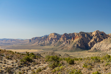 Beautiful landscape around Red Rock Canyon