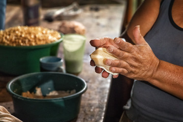 Forming Tortillas, Guatemala
