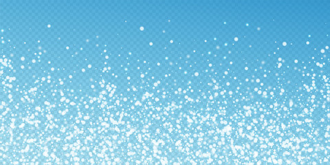 Beautiful falling snow Christmas background. Subtl