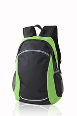 green backpack