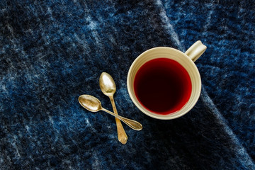 Hibiscus tea in cup