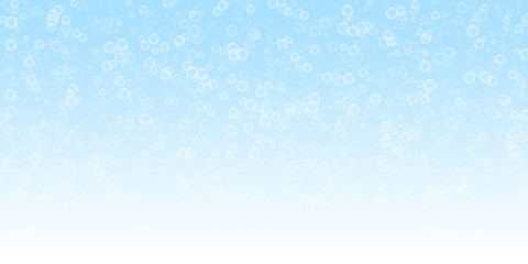 Soap bubbles abstract background. Blowing bubbles 