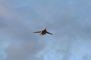 Aviation equipment during training parade