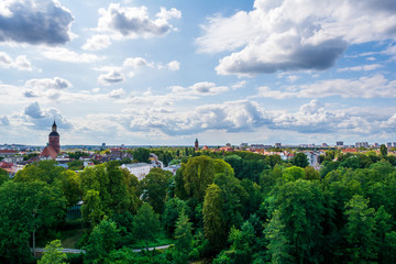 Fototapeta na wymiar Old town Berlin Spandau panoramic view