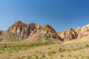 Fototapeta na wymiar Beautiful landscape around Red Rock Canyon