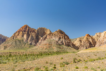 Beautiful landscape around Red Rock Canyon