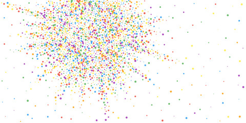 Festive confetti. Celebration stars. Rainbow confe