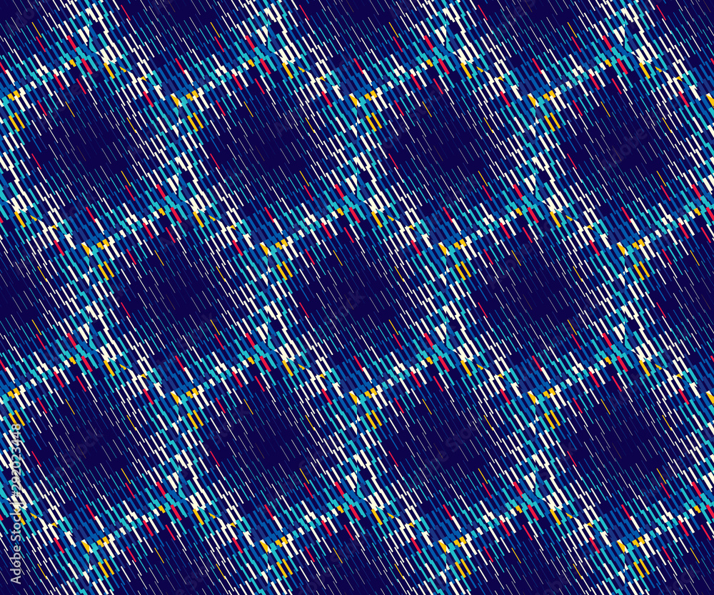 Poster abstract seamless pattern. optical illusion of the movement of geometric shapes.