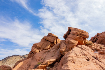 Beautiful landscape around Lake Mead National Recreation Area
