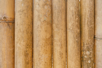 brown bamboo fence or wall texture background