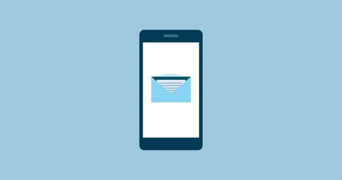 Mail app on a smartphone