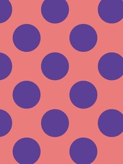 Purple Polka Dots Pattern