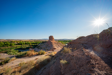 Hiking in the Shoreline Trail of Lake Mead National Recreation Area