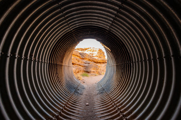 Hiking in the White Owl Canyon of Lake Mead National Recreation Area