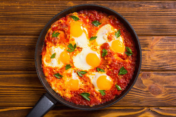 Traditional Israel food Shakshuka