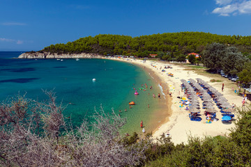 Destenika Beach in Toroni, Sithonia, Greece