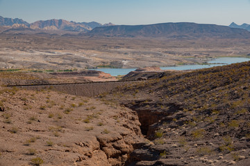 Hiking in the Shoreline Trail of Lake Mead National Recreation Area