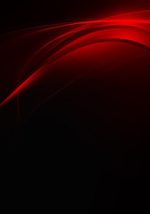Abstract background waves. Black and red abstract background