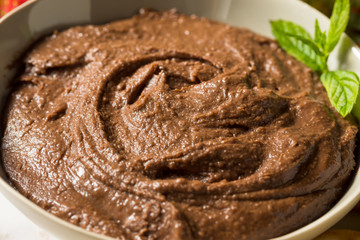 Homemade Chocolate Dessert Hummus Dip