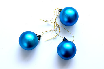 Christmas background from Christmas toys