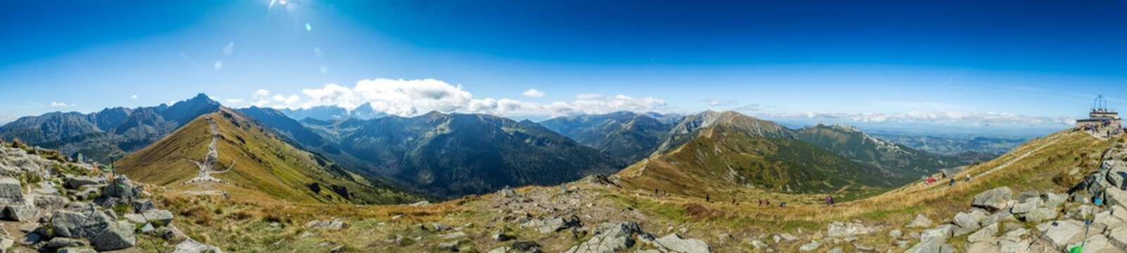 Fototapeta Panorama Góry polskie, tatry Zakopane