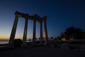 Fototapeta premium Apollon temple side manavgat turkey