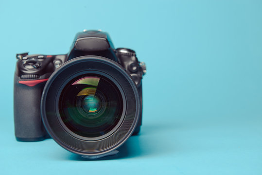 Professional modern DSLR camera