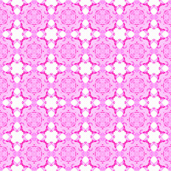 Pink geometric seamless pattern. Hand drawn waterc