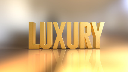3d word banner made for advertising. 3d rendering - illustration