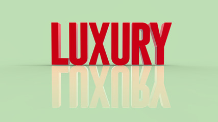 3d word banner made for advertising. 3d rendering - illustration