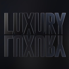 3d word banner made for advertising. 3d rendering - illustration