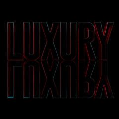 3d word banner made for advertising. 3d rendering - illustration