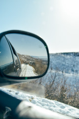 Winter Rearview Mirror