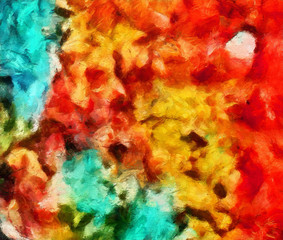 Obraz na płótnie Canvas Art oil background, creative design pattern, painting brushstrokes texture, HD wallpaper, colorful splashes and textured artistic elements