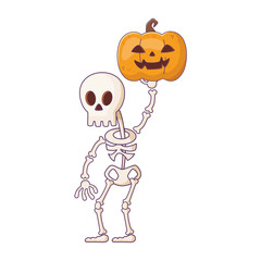 Fototapeta premium trick or treat - happy halloween