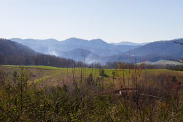 landscape in the mountains