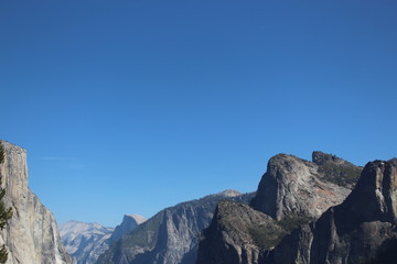 Grey stone in mountain with sky and cloude 