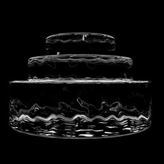 Podium stand. Ideal for commercial advertising. 3d rendering - illustration